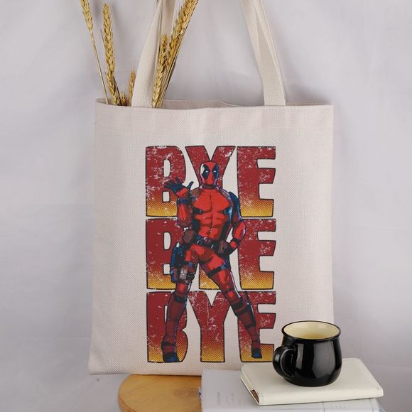 Movie Gift, Funny Dancing Man Bye Bye Bye Tote Bag, Comics Book :') - Picture 6 of 6